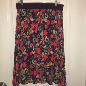 Lularoe Purple Floral Jill
